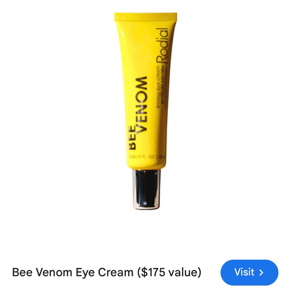 Rodial Eye Cream in Bright Yellow Packaging